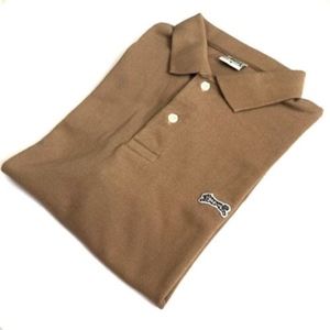 Men's Le Tigre Polo Shirt | Small | Khaki / Brown
